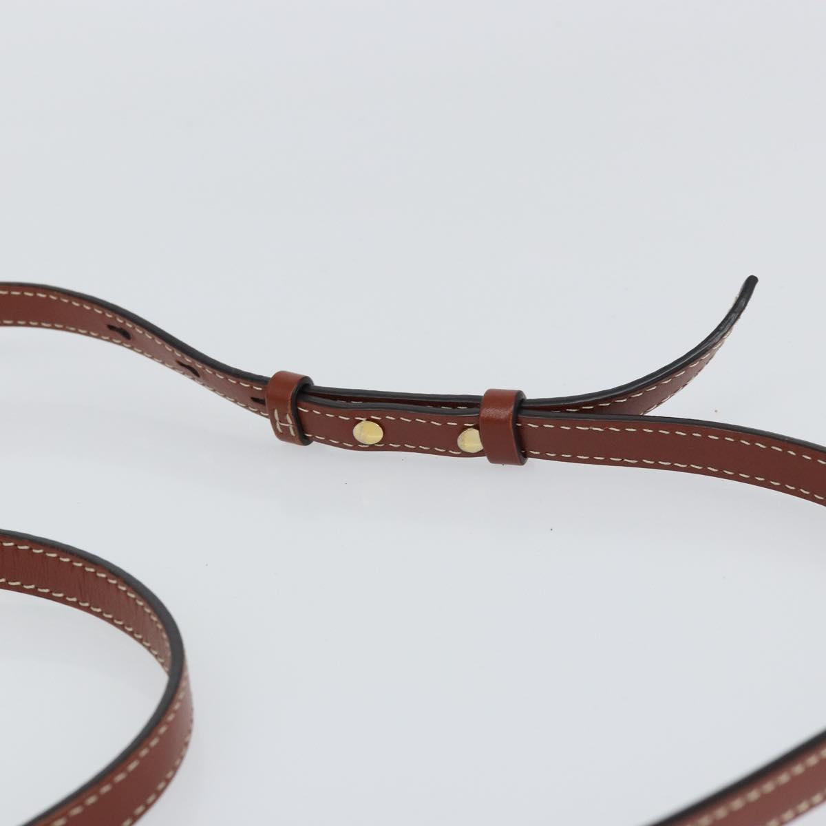 Chloe Woody Hand Bag Canvas Leather 2way Beige Gold Auth am9996