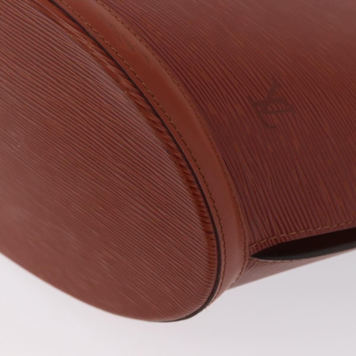 LOUIS VUITTON Epi Saint Jacques Shopping Bag Brown M52263 LV Auth AMZ020A