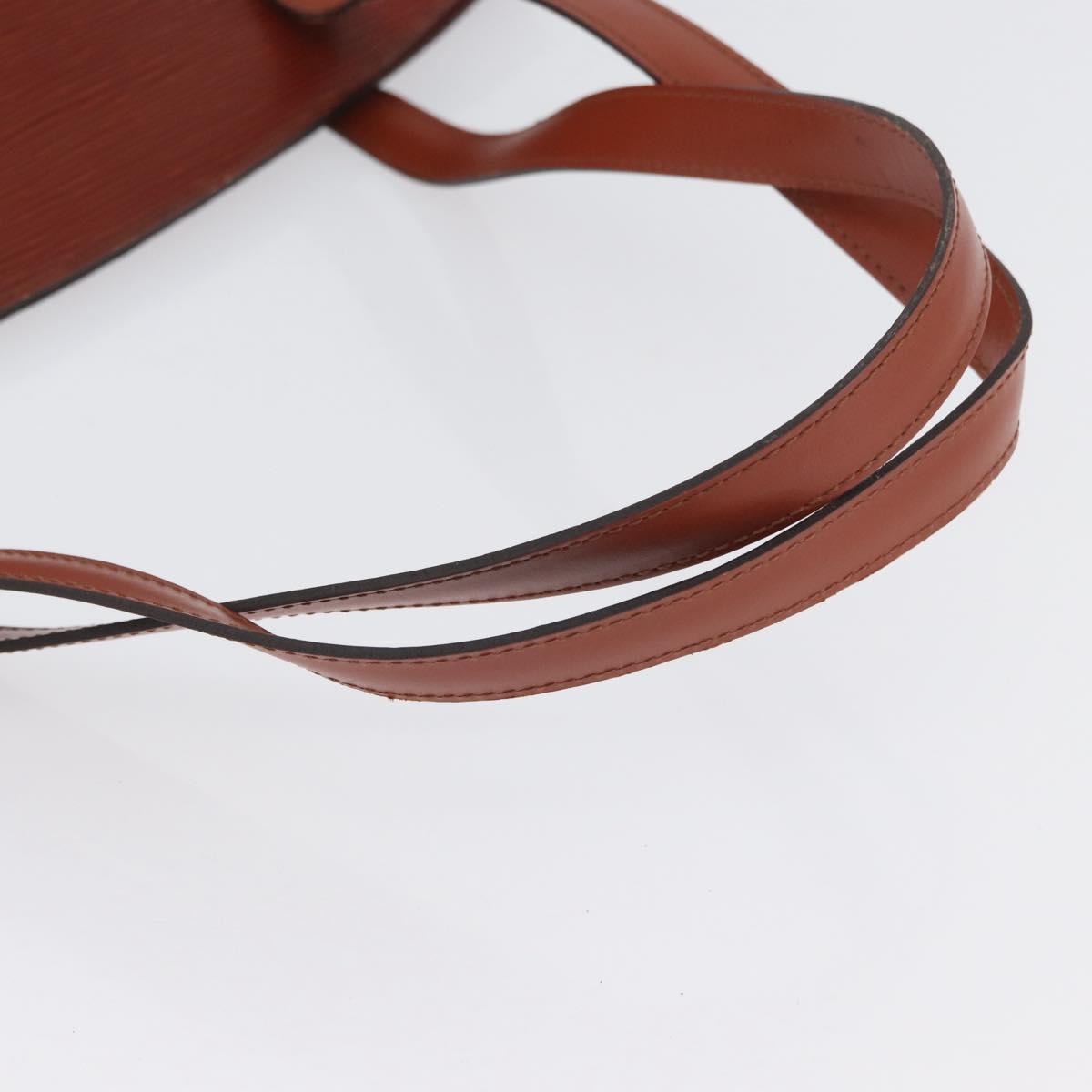 LOUIS VUITTON Epi Saint Jacques Shopping Bag Brown M52263 LV Auth AMZ020A