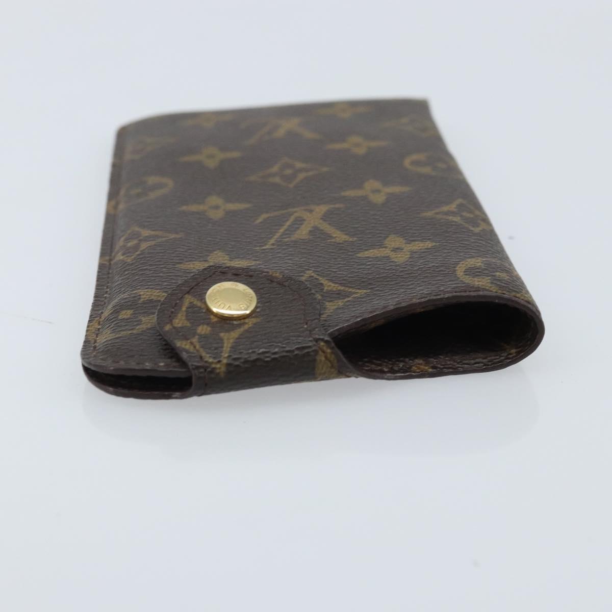 LOUIS VUITTON Monogram Etui Lunette MM Glasses Case M66544 LV Auth AMZ031A