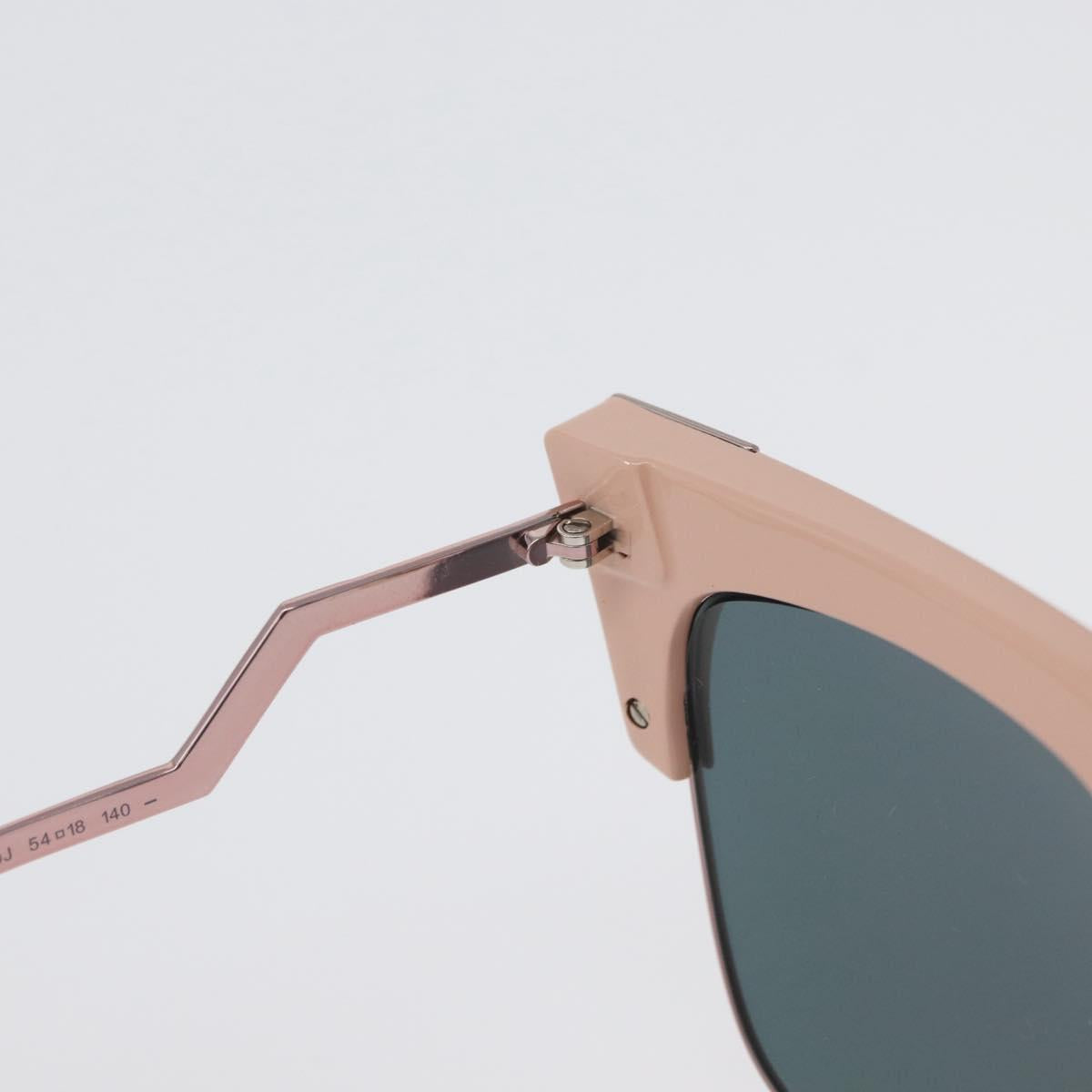 FENDI Sunglasses metal Pink Auth AMZ039A
