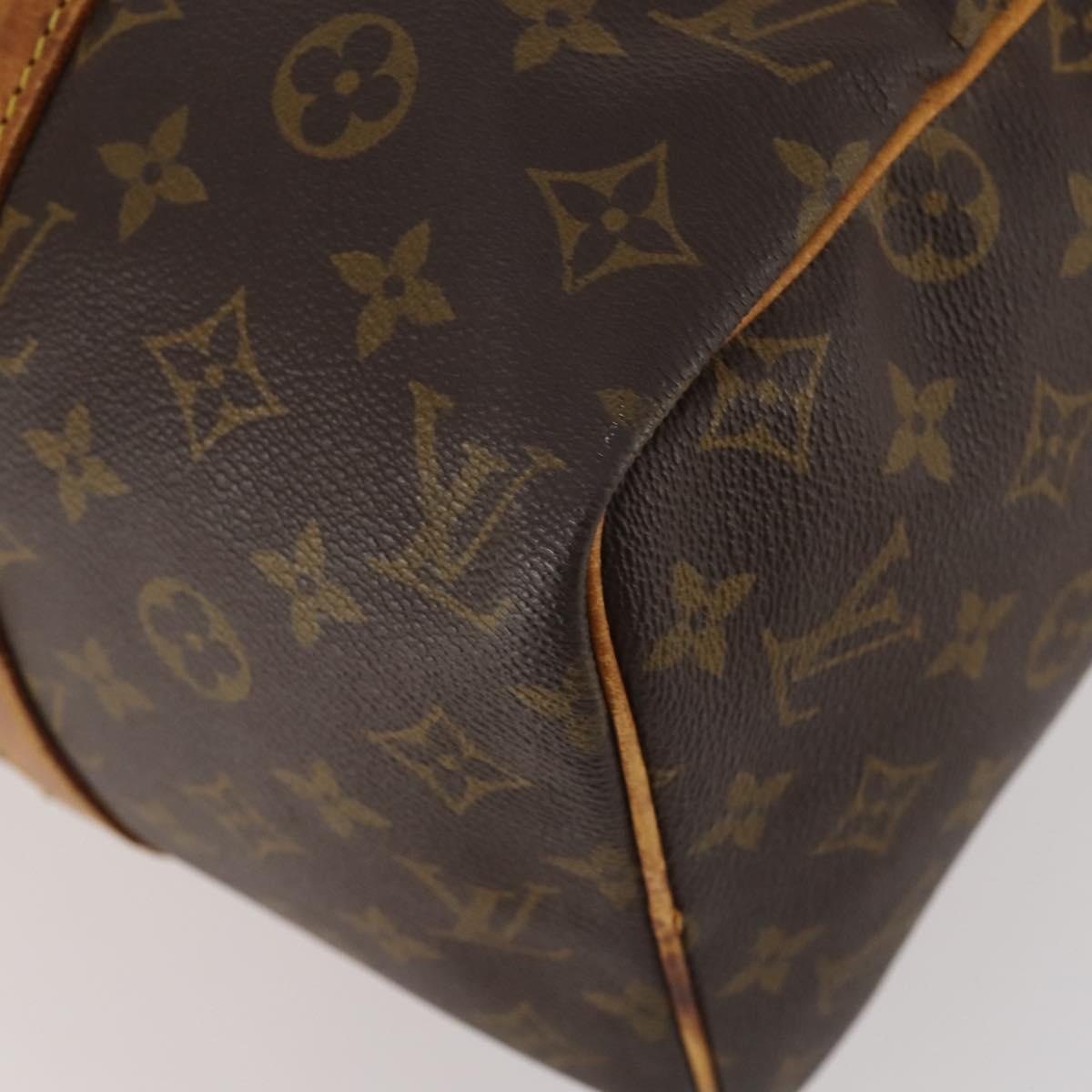 LOUIS VUITTON Monogram Sac Souple 35 Boston Bag M41626 LV Auth AMZ042