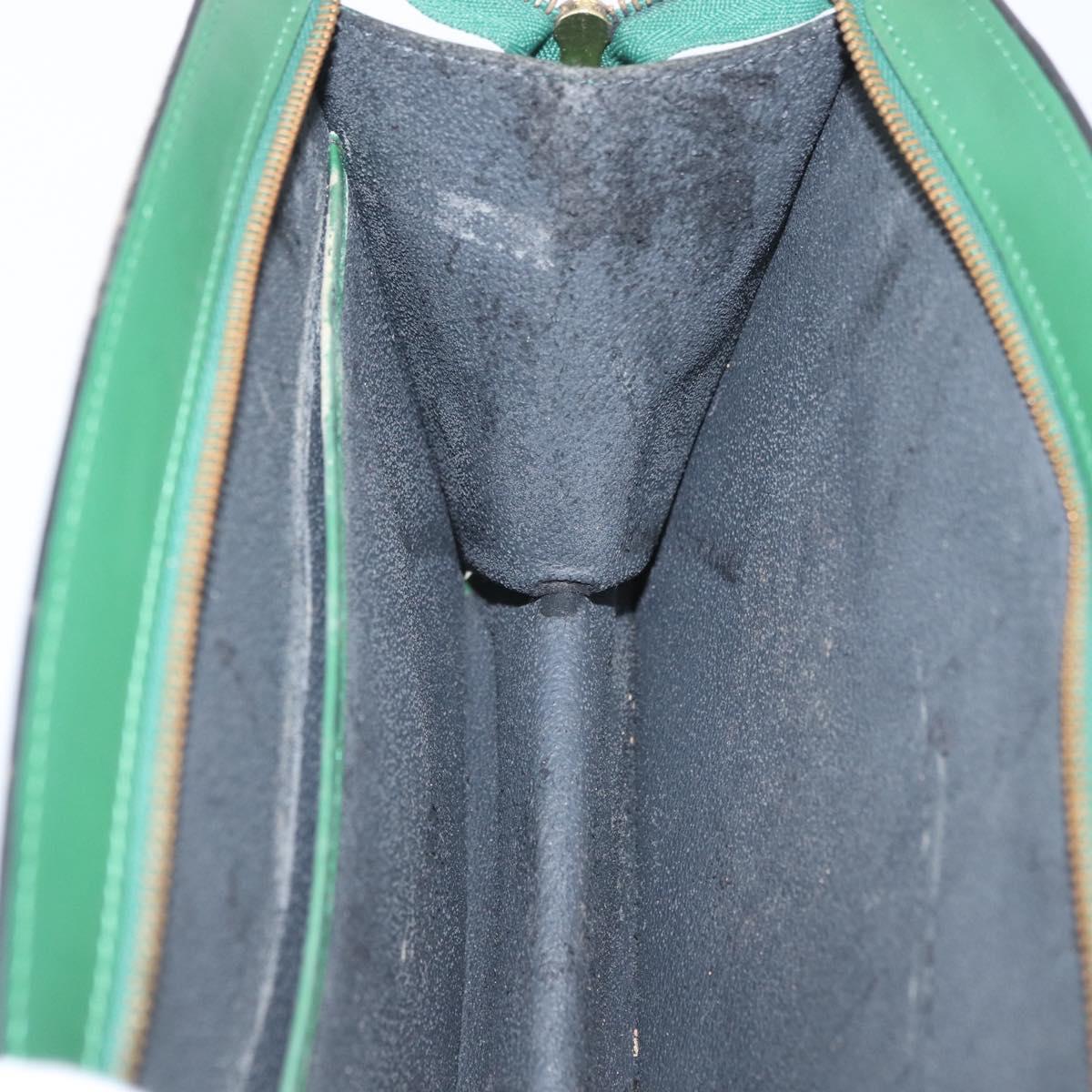 LOUIS VUITTON Epi Trousse Crete Pouch Green M48404 LV Auth AMZ046