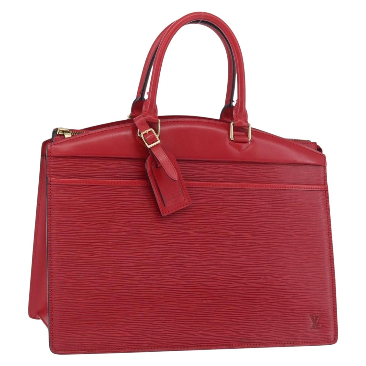 LOUIS VUITTON Epi Riviera Hand Bag Red M48187 LV Auth AMZ061