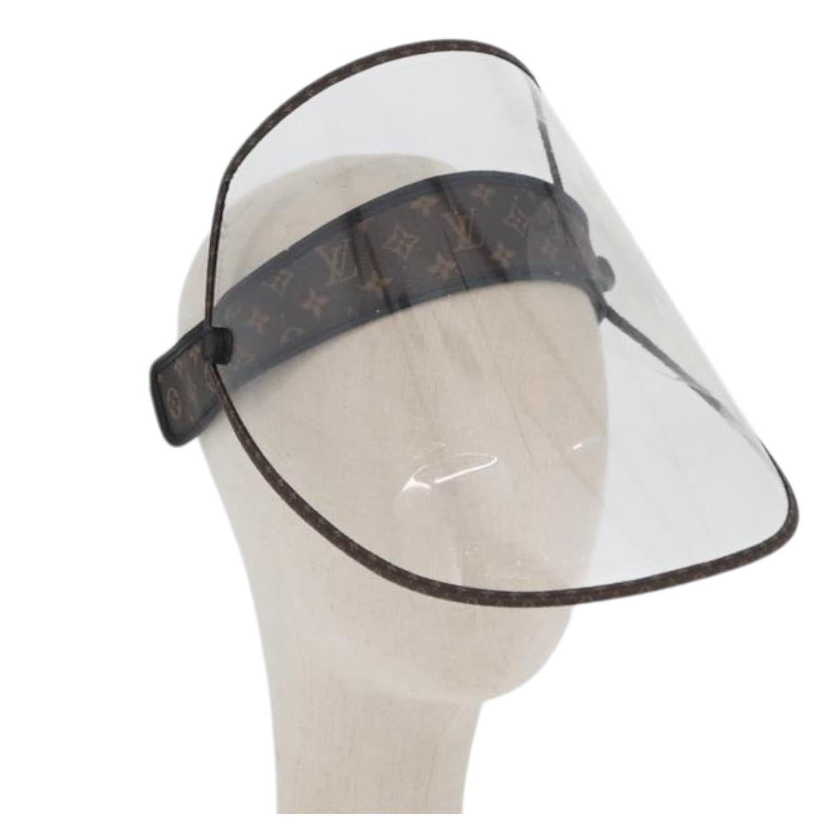 LOUIS VUITTON Monogram Viger LV Shield Sun Visor M76727 LV Auth AMZ063A