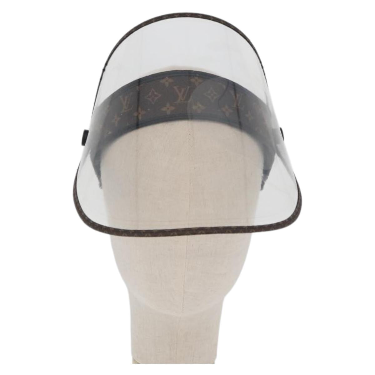 LOUIS VUITTON Monogram Viger LV Shield Sun Visor M76727 LV Auth AMZ063A