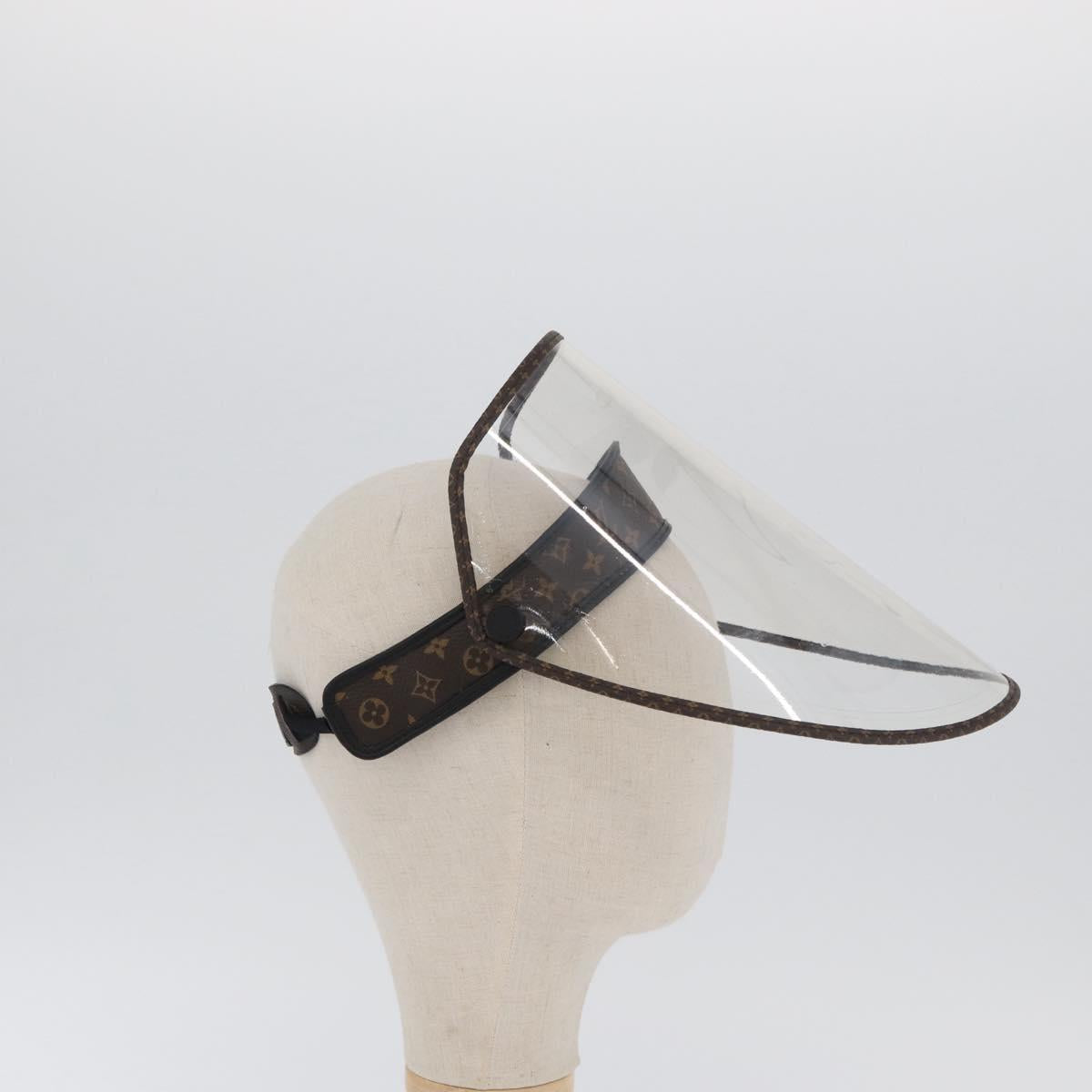 LOUIS VUITTON Monogram Viger LV Shield Sun Visor M76727 LV Auth AMZ063A