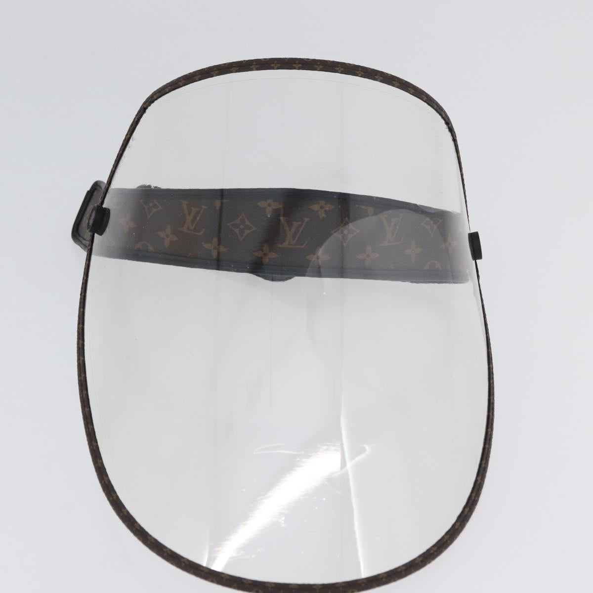 LOUIS VUITTON Monogram Viger LV Shield Sun Visor M76727 LV Auth AMZ063A