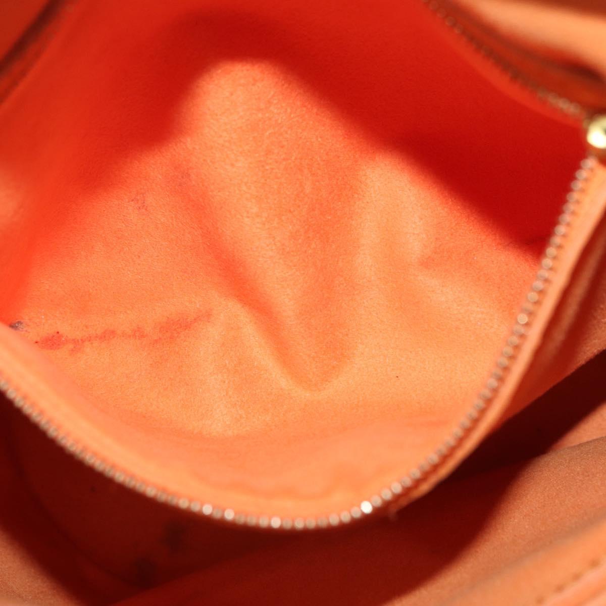 LOUIS VUITTON Epi Bucket PM Shoulder Bag Orange Mandarin M5899H LV Auth AMZ076A