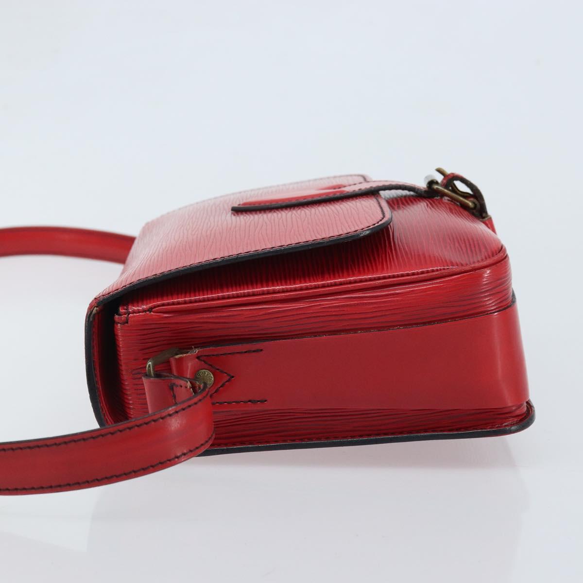 LOUIS VUITTON Epi Cartesier MM Shoulder Bag Red M52247 LV Auth AMZ097
