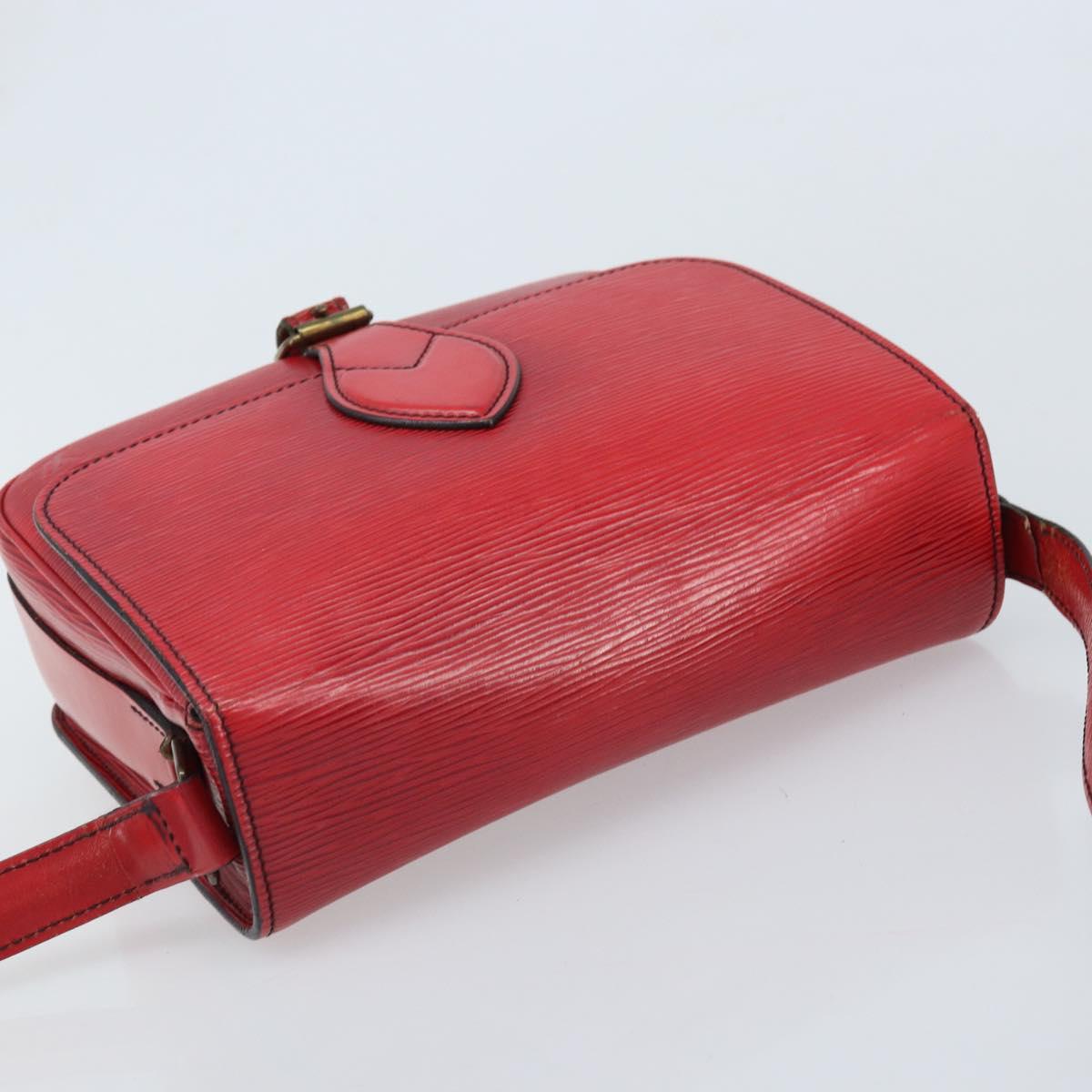 LOUIS VUITTON Epi Cartesier MM Shoulder Bag Red M52247 LV Auth AMZ097