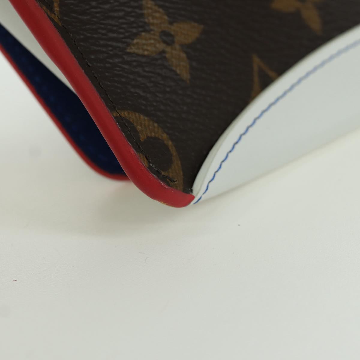 LOUIS VUITTON Monogram NBA Etui Lunette Woody Glasses Case GI0561 Auth AMZ110M