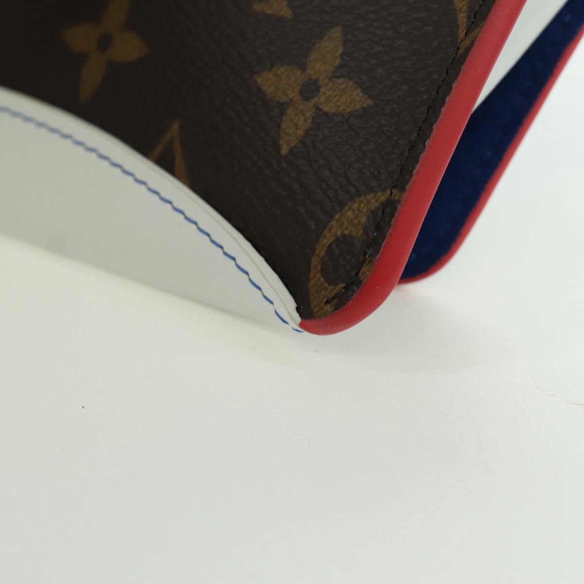 LOUIS VUITTON Monogram NBA Etui Lunette Woody Glasses Case GI0561 Auth AMZ110M