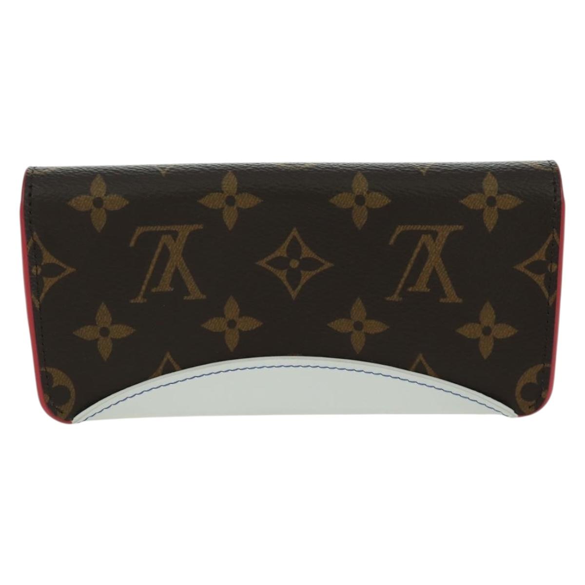 LOUIS VUITTON Monogram NBA Etui Lunette Woody Glasses Case GI0561 Auth AMZ110M