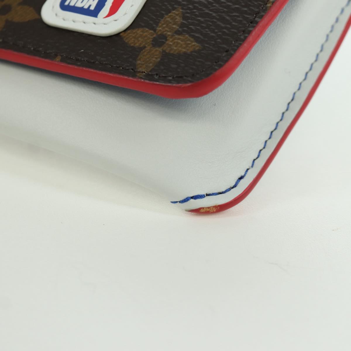 LOUIS VUITTON Monogram NBA Etui Lunette Woody Glasses Case GI0561 Auth AMZ110M