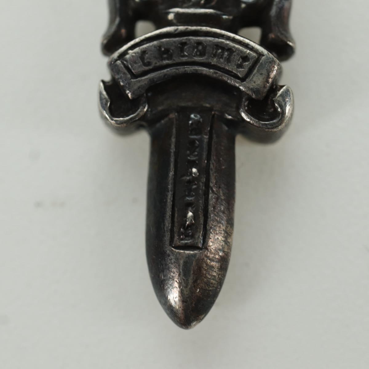 Chrome Hearts Dagger Pendant Top Ag925 Silver Auth AMZ116SM