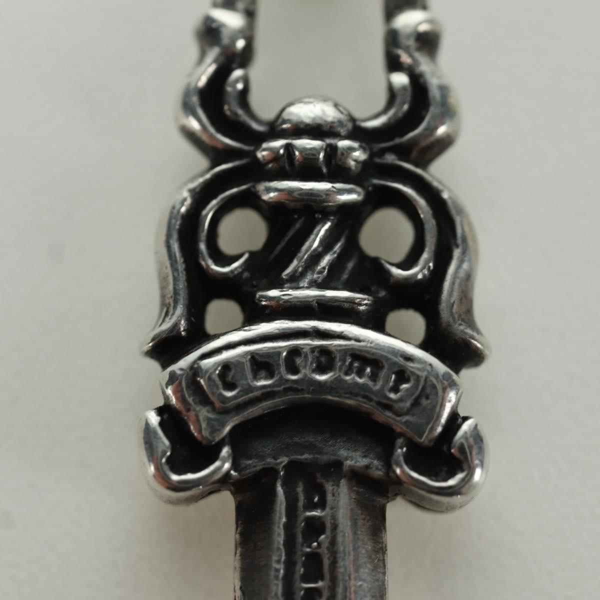 Chrome Hearts Dagger Pendant Top Ag925 Silver Auth AMZ117SM