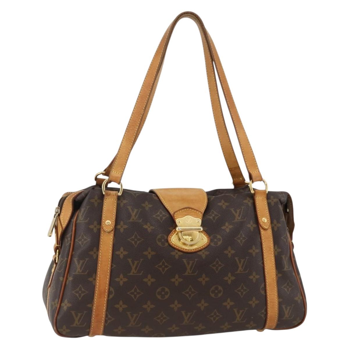 LOUIS VUITTON Monogram Stresa PM Tote Bag N42220 LV Auth AMZ119