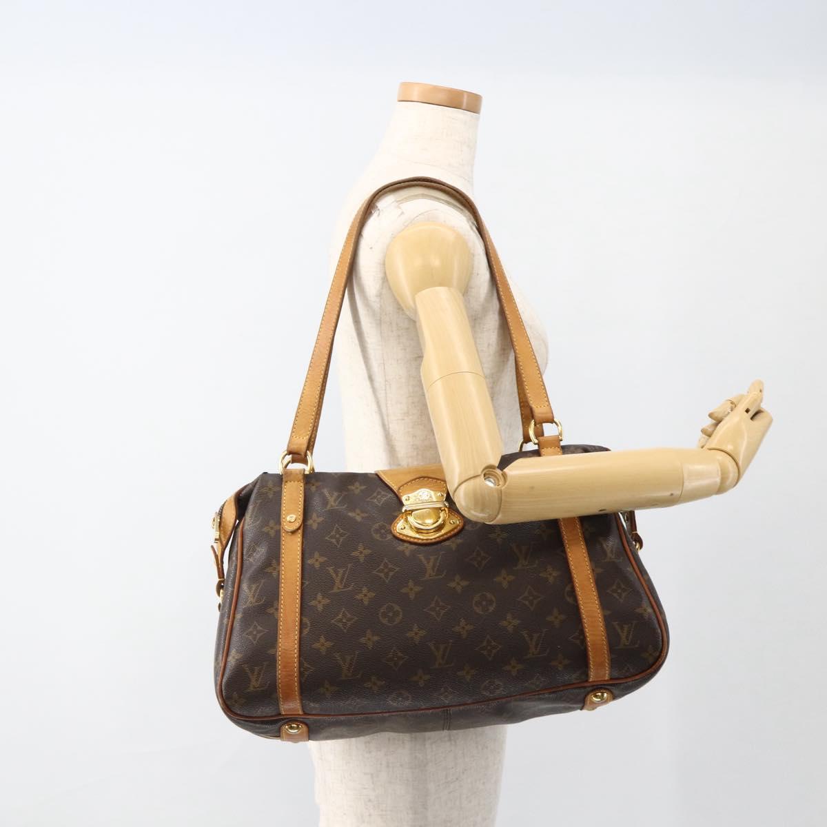 LOUIS VUITTON Monogram Stresa PM Tote Bag N42220 LV Auth AMZ119