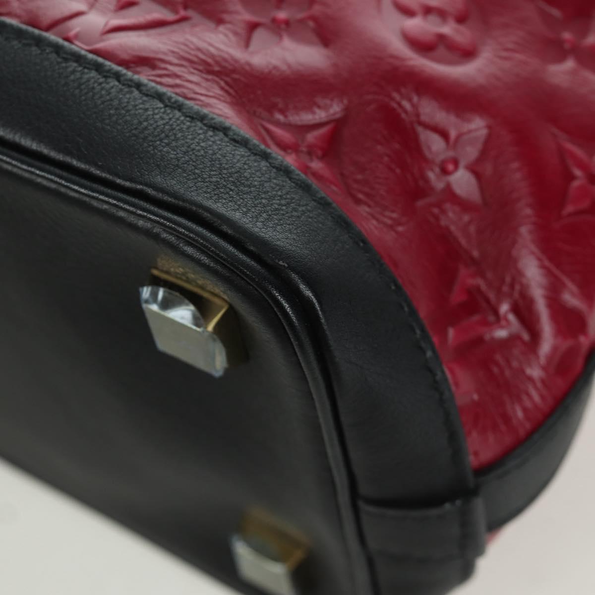 LOUIS VUITTON Monogram Noe Hiver Hand Bag Red WS7365 LV Auth AMZ134SM