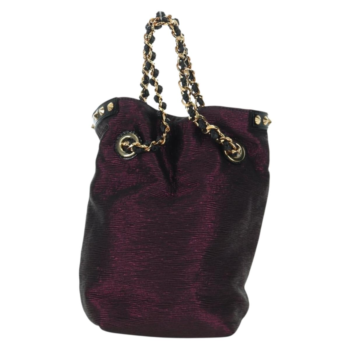 LOUIS VUITTON Monogram Noe Hiver Hand Bag Red WS7365 LV Auth AMZ134SM
