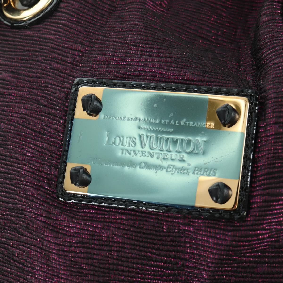 LOUIS VUITTON Monogram Noe Hiver Hand Bag Red WS7365 LV Auth AMZ134SM