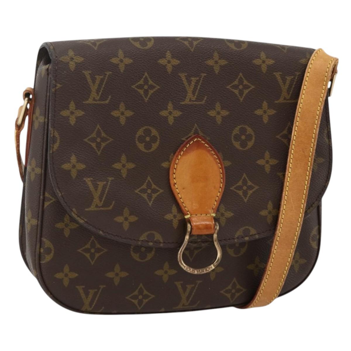 LOUIS VUITTON Monogram Saint Cloud GM Shoulder Bag M51242 LV Auth AMZ154