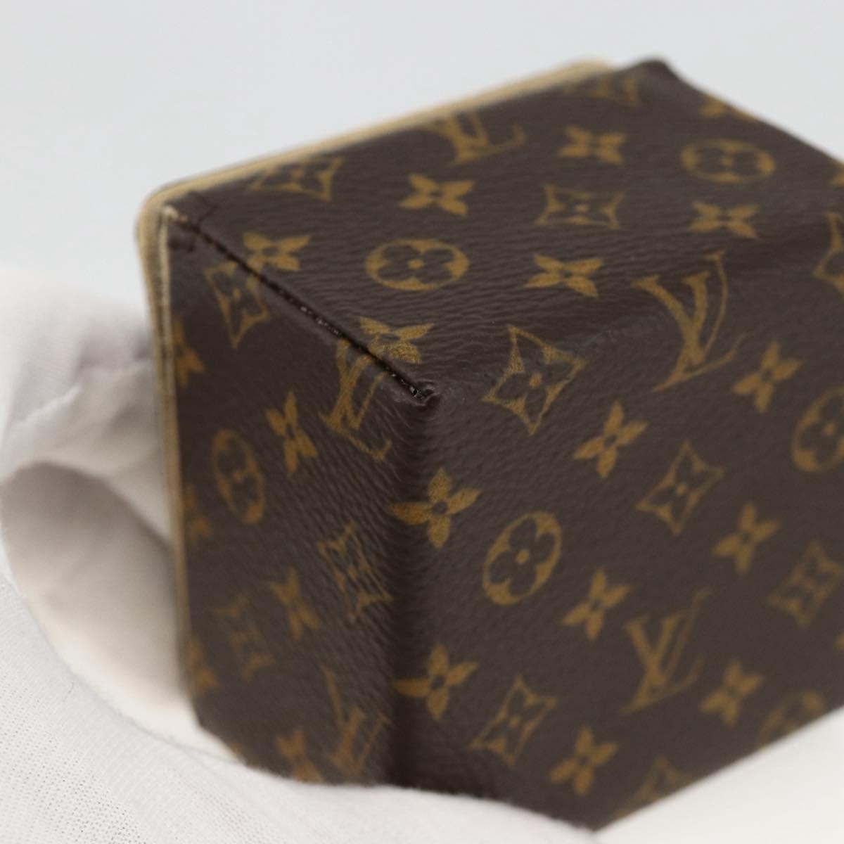 LOUIS VUITTON Monogram Jewelry case Jewelry Box LV Auth AMZ185A
