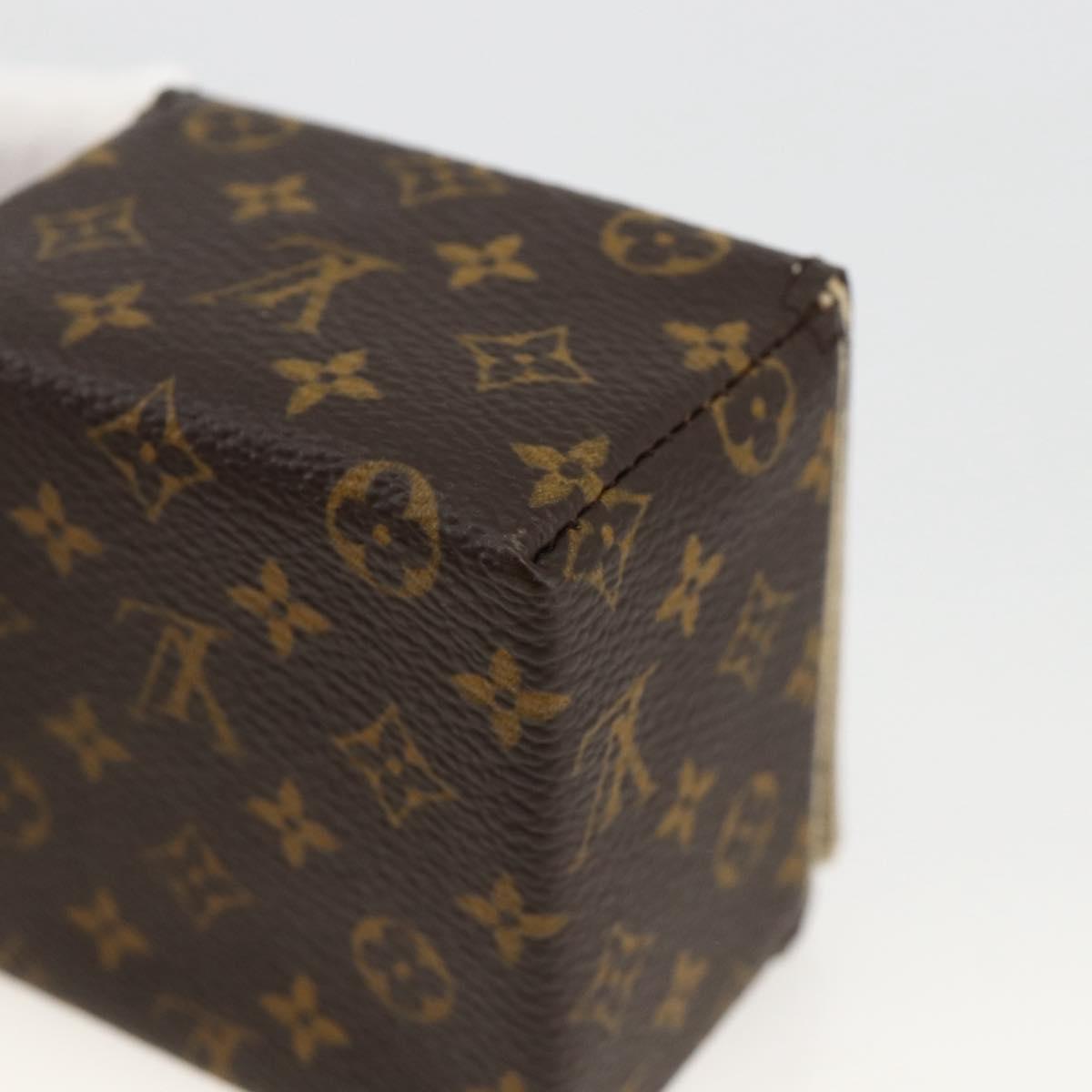 LOUIS VUITTON Monogram Jewelry case Jewelry Box LV Auth AMZ185A