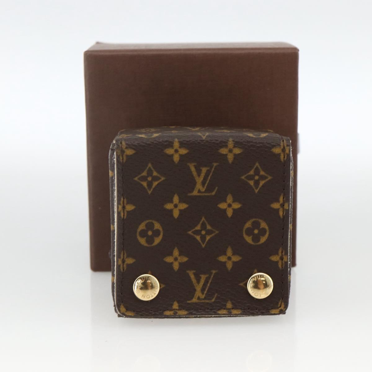 LOUIS VUITTON Monogram Jewelry case Jewelry Box LV Auth AMZ185A