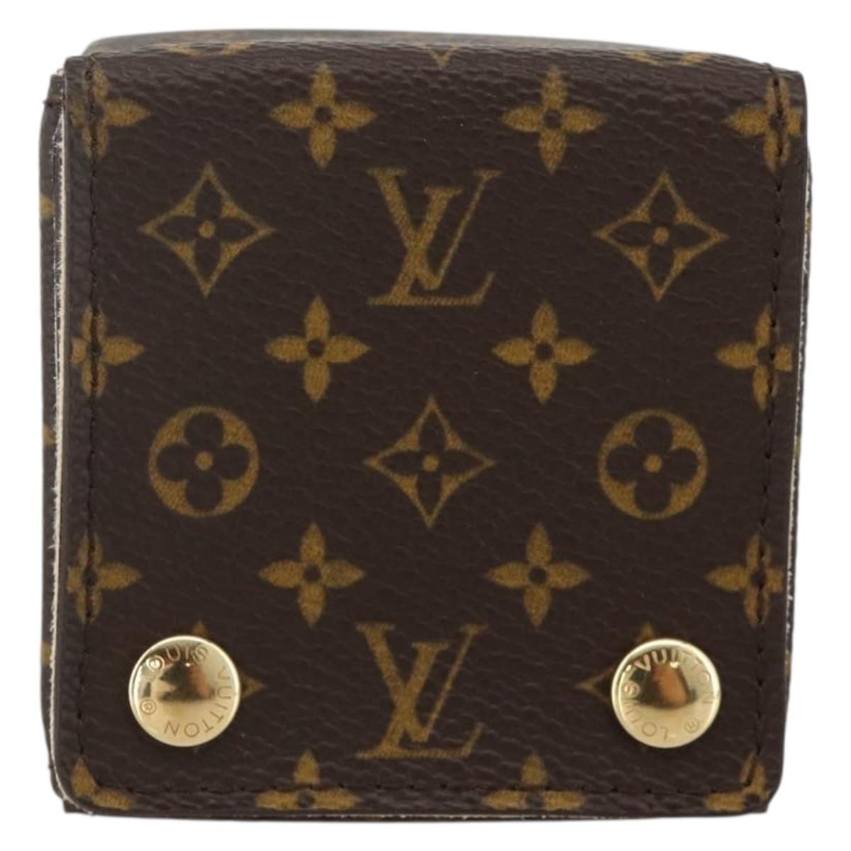 LOUIS VUITTON Monogram Jewelry case Jewelry Box LV Auth AMZ185A