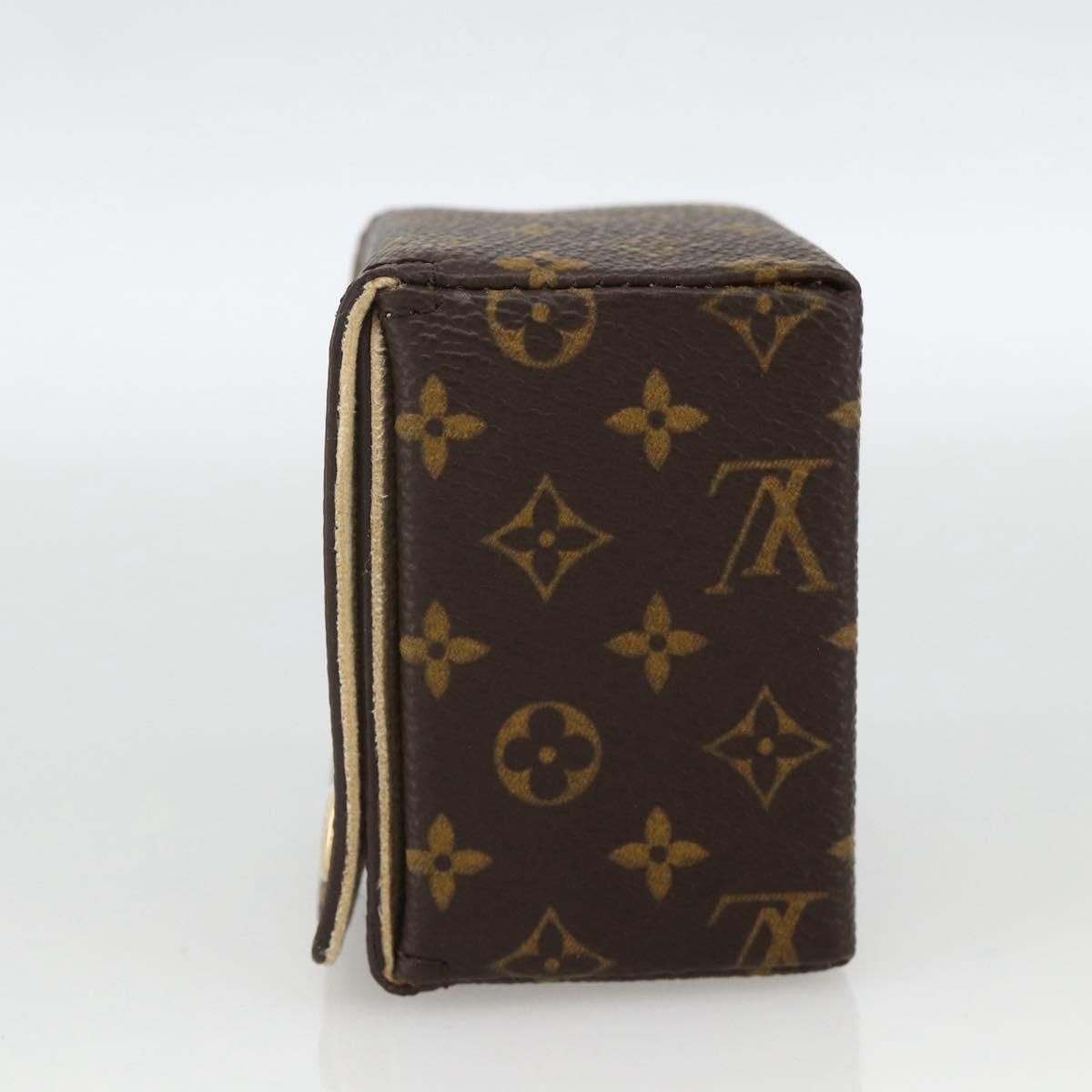 LOUIS VUITTON Monogram Jewelry case Jewelry Box LV Auth AMZ185A