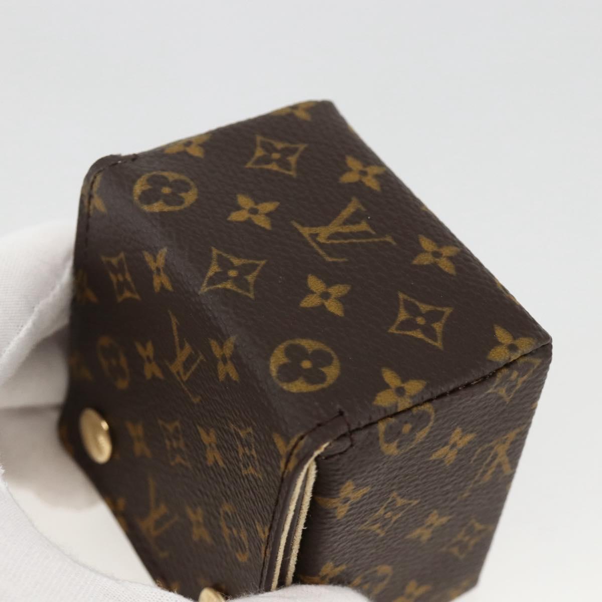 LOUIS VUITTON Monogram Jewelry case Jewelry Box LV Auth AMZ185A