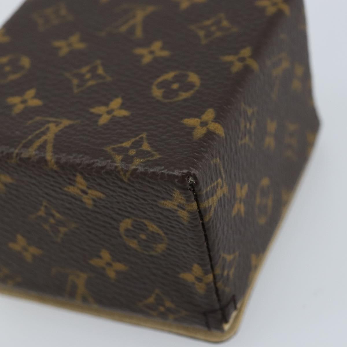 LOUIS VUITTON Monogram Jewelry case Jewelry Box LV Auth AMZ186A