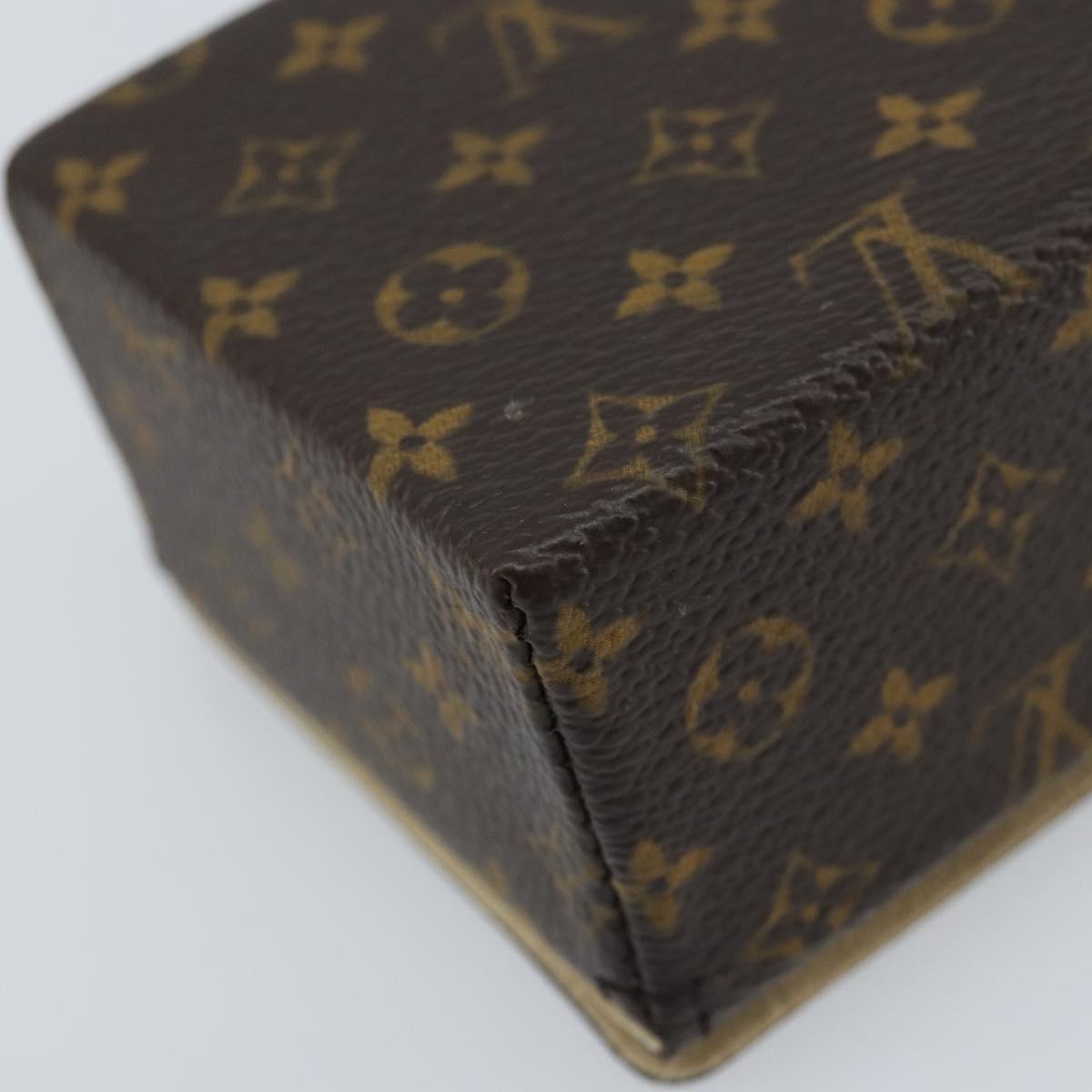 LOUIS VUITTON Monogram Jewelry case Jewelry Box LV Auth AMZ186A