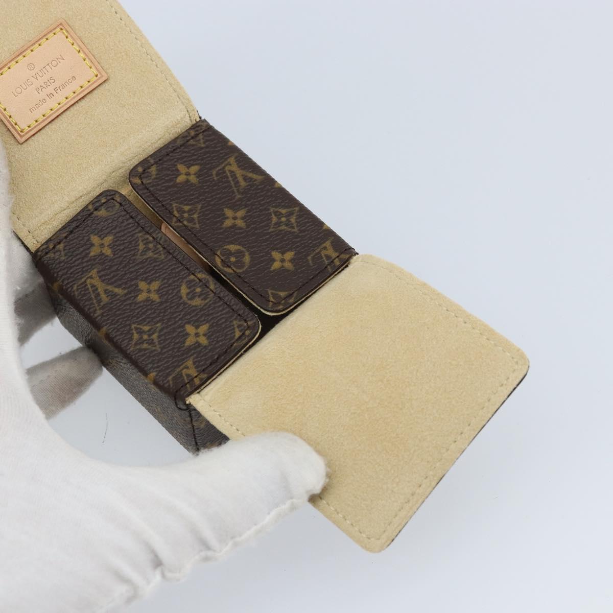 LOUIS VUITTON Monogram Jewelry case Jewelry Box LV Auth AMZ186A