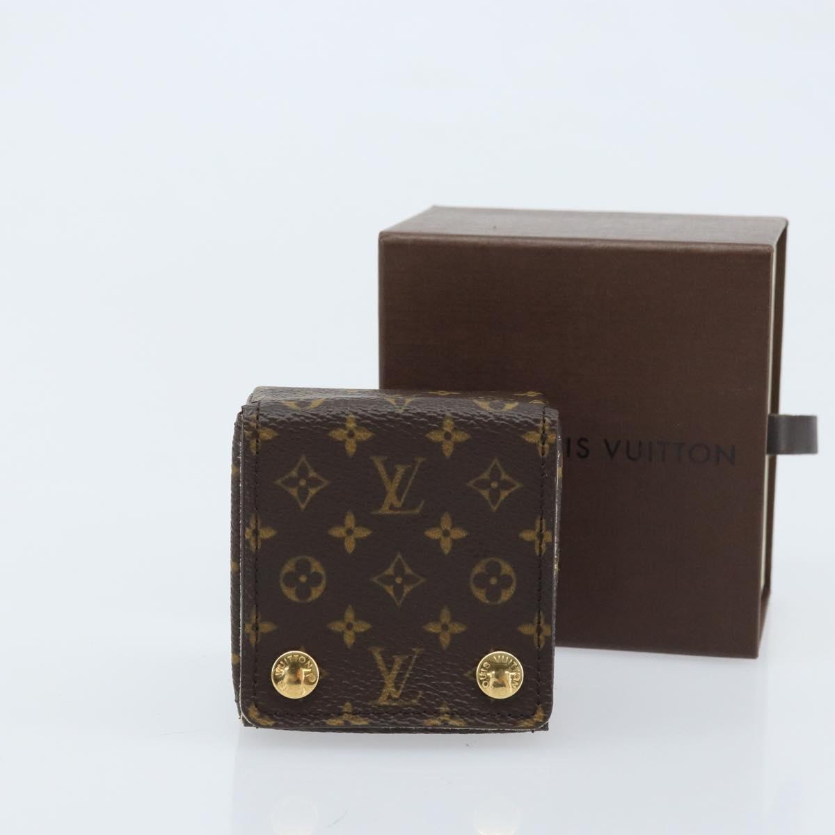 LOUIS VUITTON Monogram Jewelry case Jewelry Box LV Auth AMZ186A