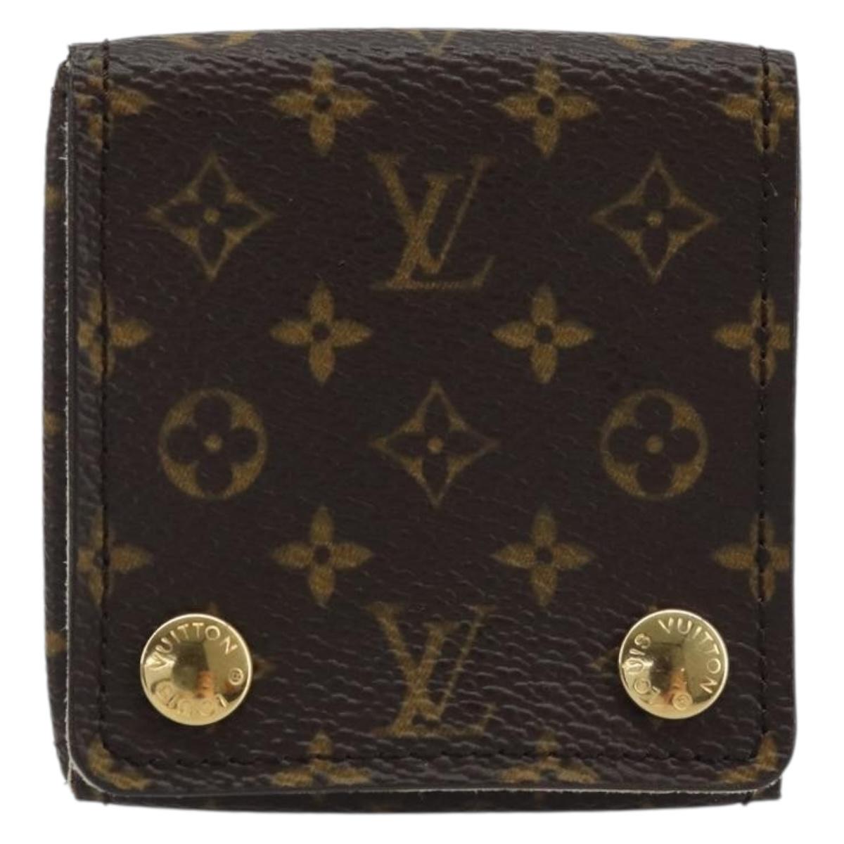 LOUIS VUITTON Monogram Jewelry case Jewelry Box LV Auth AMZ186A