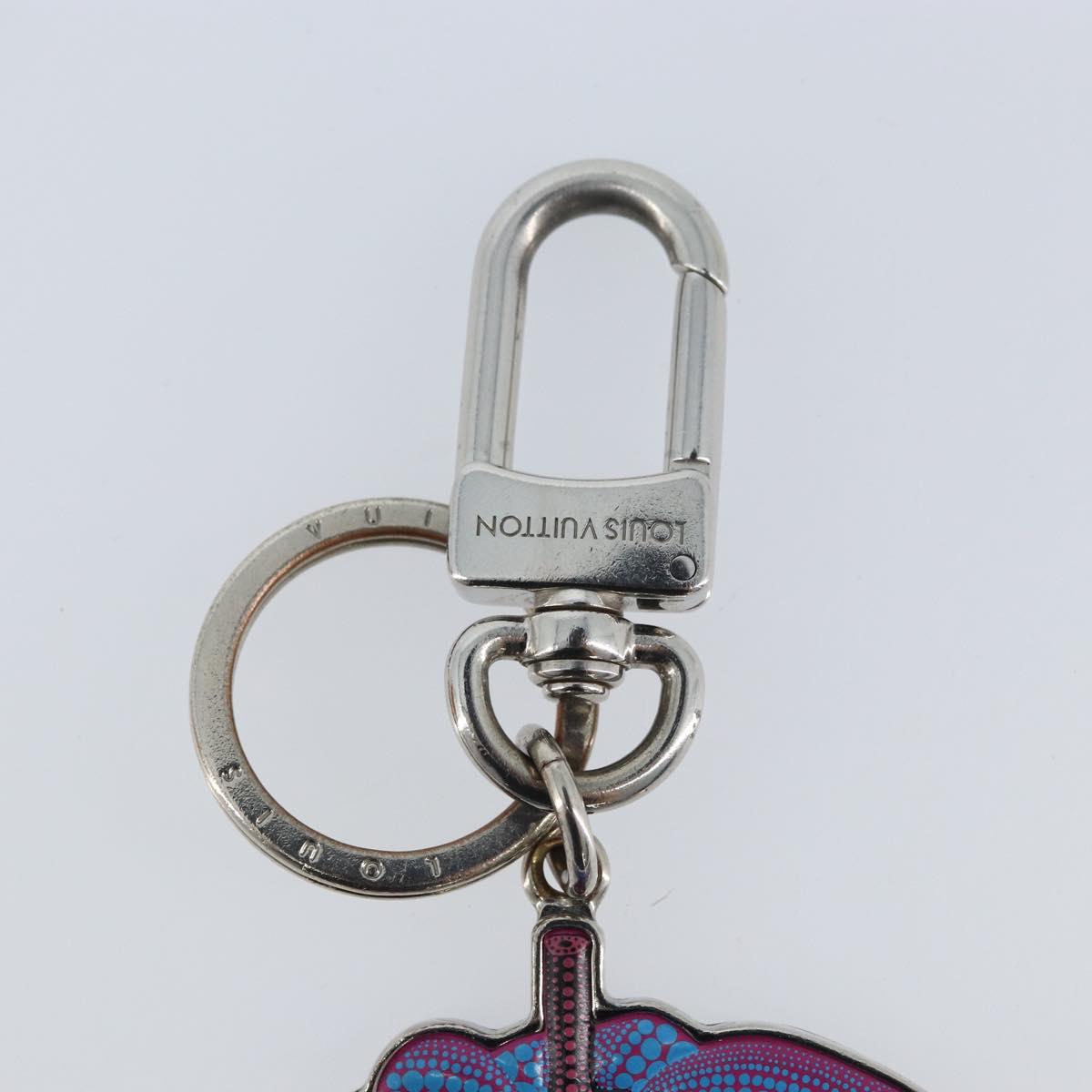 LOUIS VUITTON LVxYK Porte Cles Pumpkin Charm metal Blue M01100 LV Auth AMZ187A