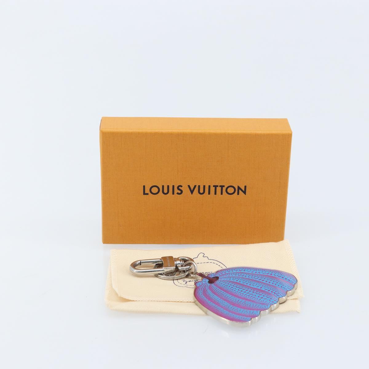 LOUIS VUITTON LVxYK Porte Cles Pumpkin Charm metal Blue M01100 LV Auth AMZ187A