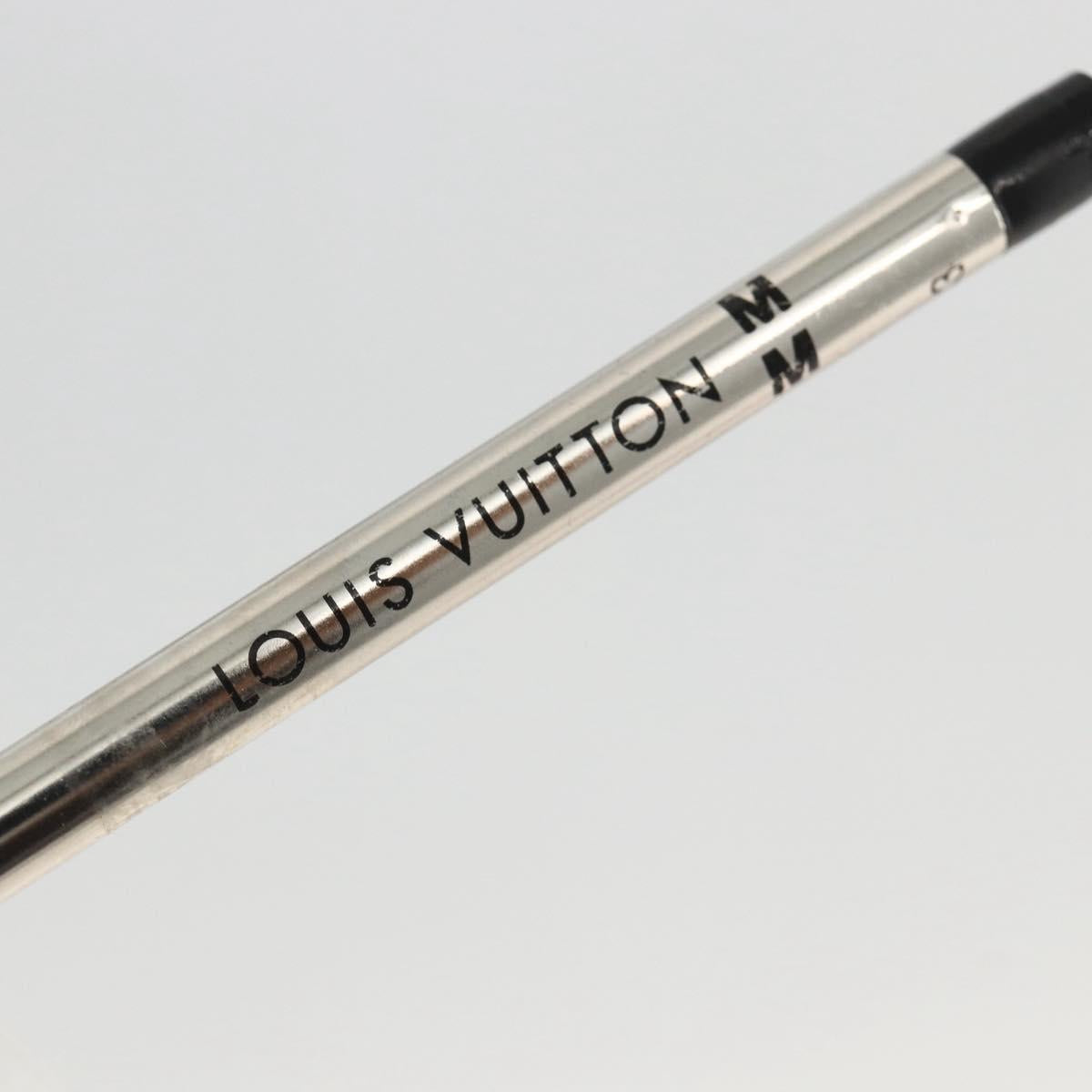 LOUIS VUITTON Jet Rack Pen metal Blue N79155 LV Auth AMZ191A