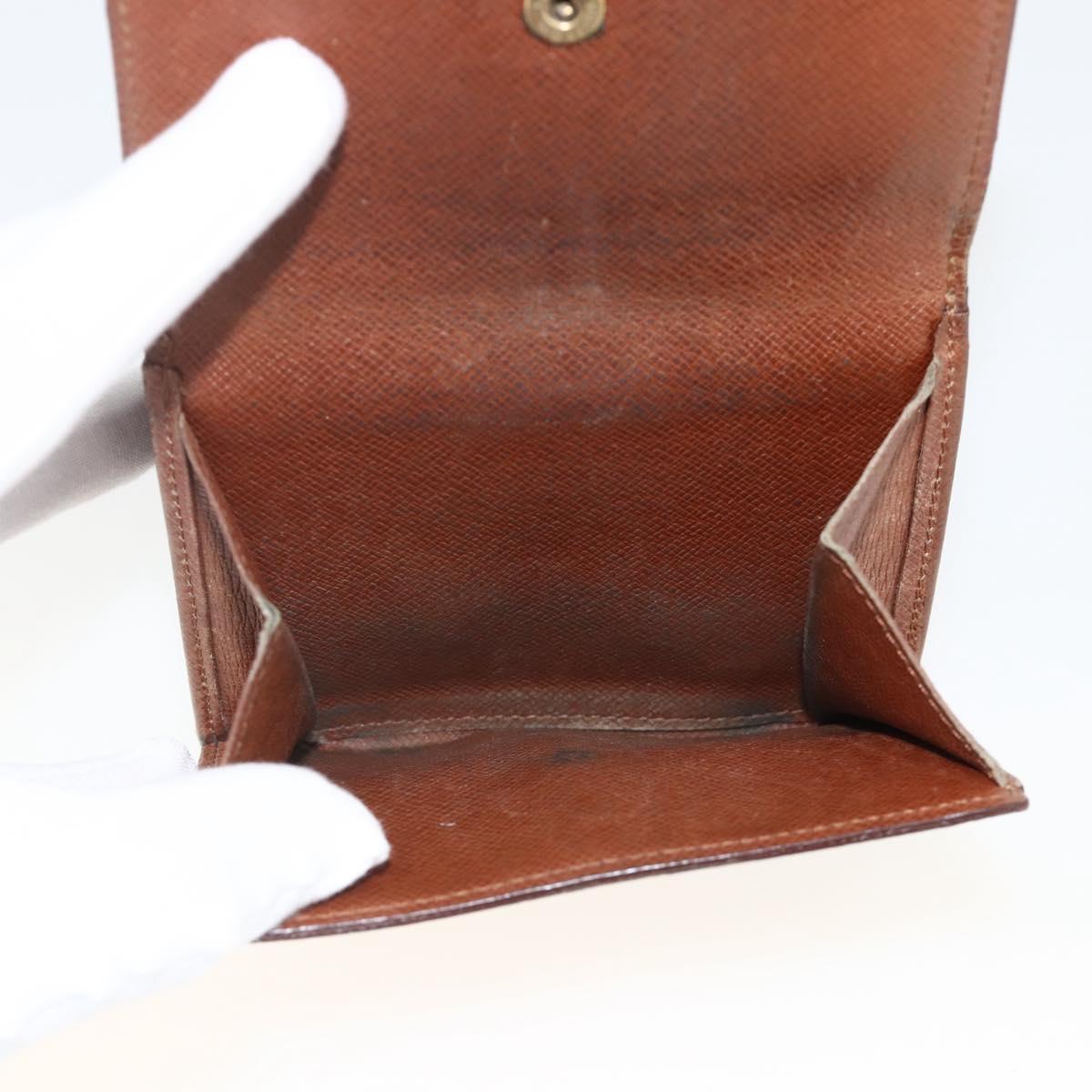 LOUIS VUITTON Monogram Porte Monnaie Bier Cartes Crdit M61652 LV Auth AMZ195A
