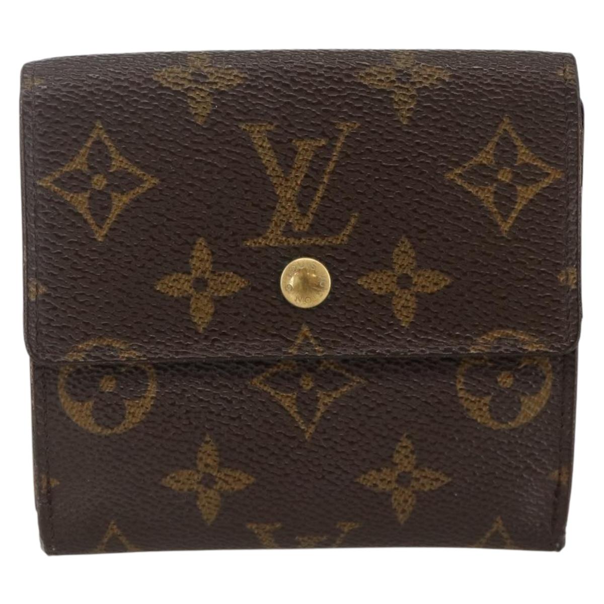 LOUIS VUITTON Monogram Porte Monnaie Bier Cartes Crdit M61652 LV Auth AMZ195A