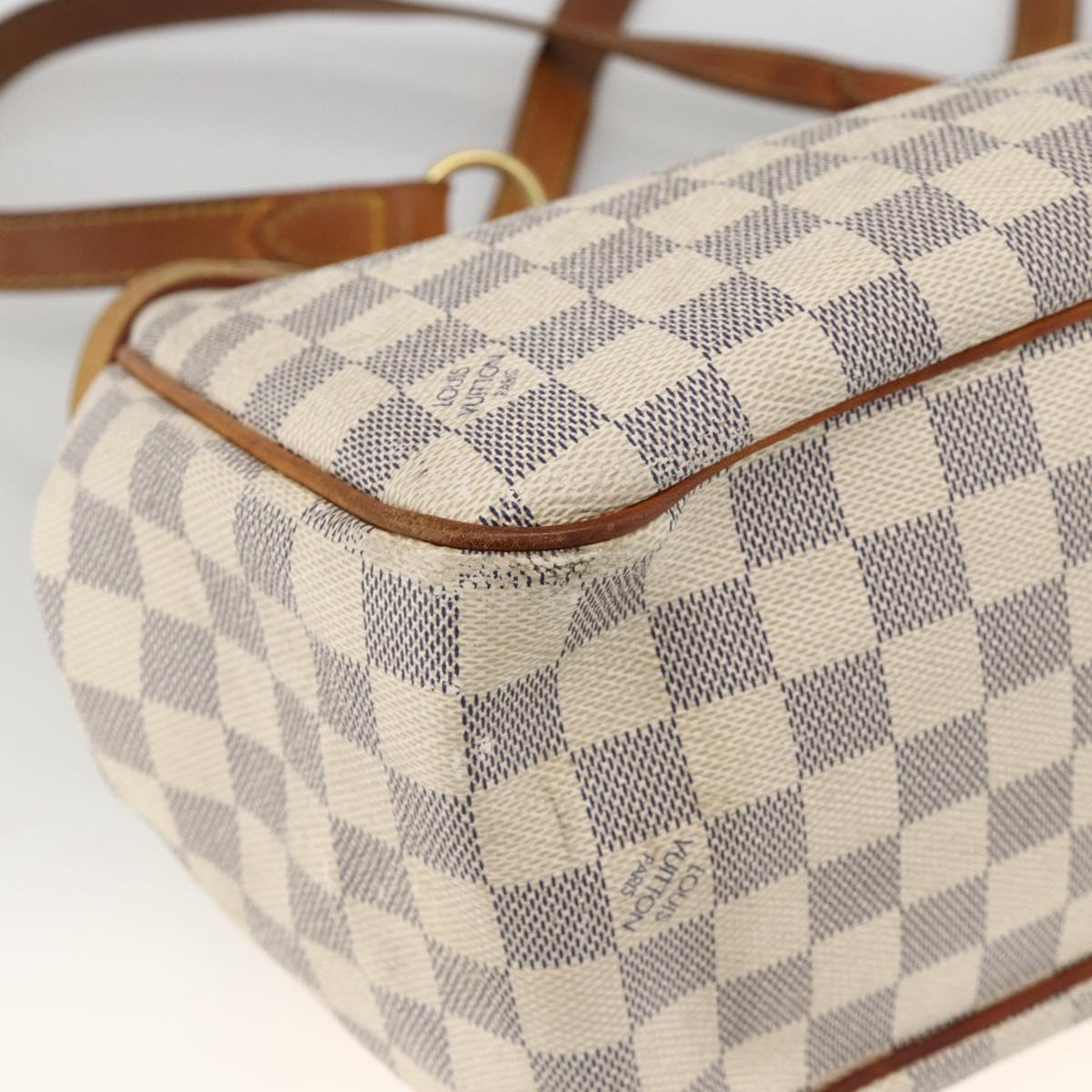 LOUIS VUITTON Damier Azur Batignolles Horizontal Tote Bag N48172 LV Auth AMZ302