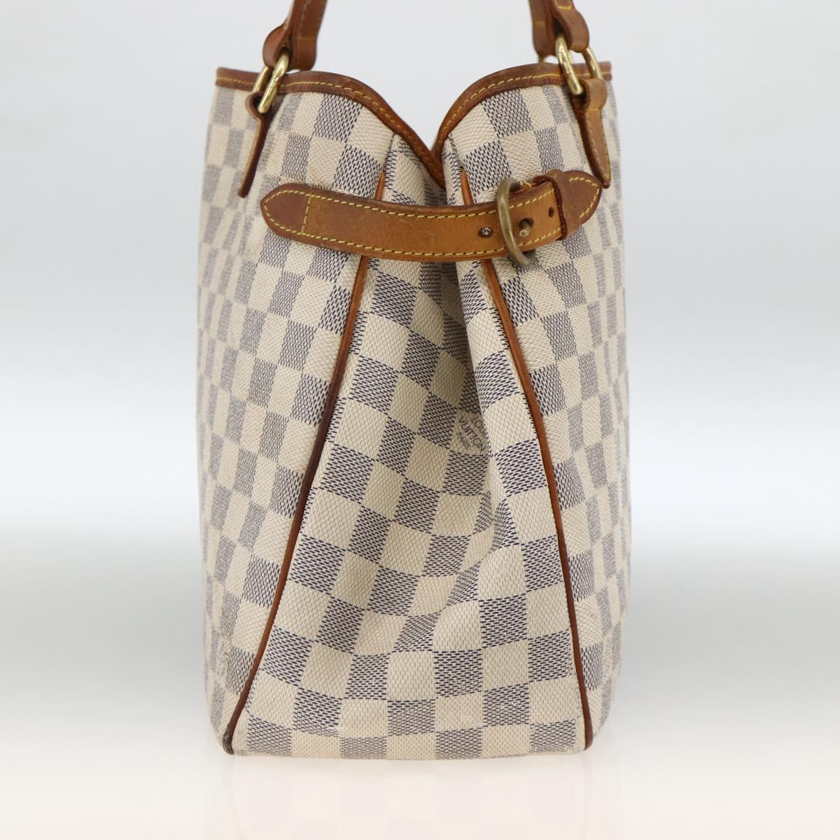 LOUIS VUITTON Damier Azur Batignolles Horizontal Tote Bag N48172 LV Auth AMZ302