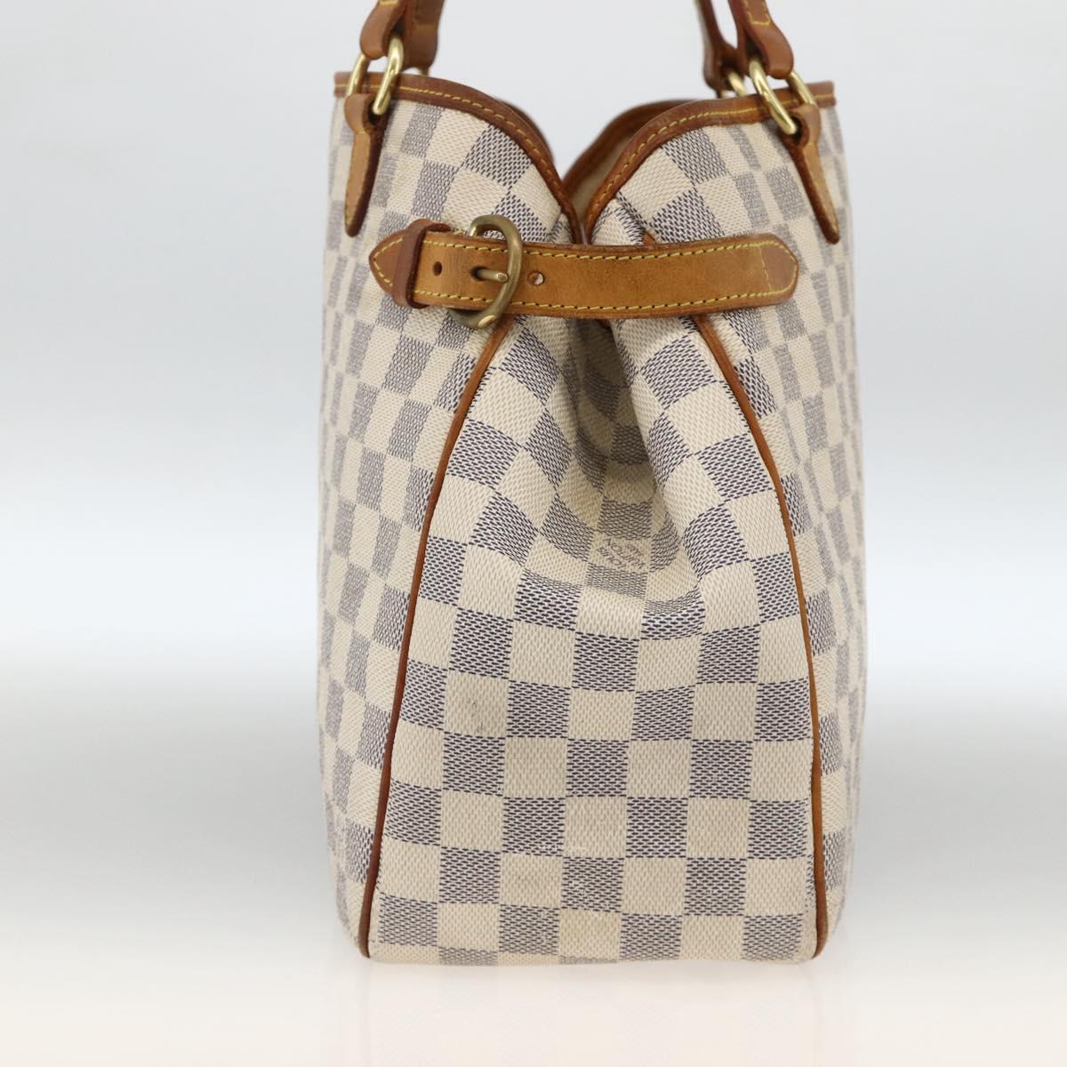 LOUIS VUITTON Damier Azur Batignolles Horizontal Tote Bag N48172 LV Auth AMZ302
