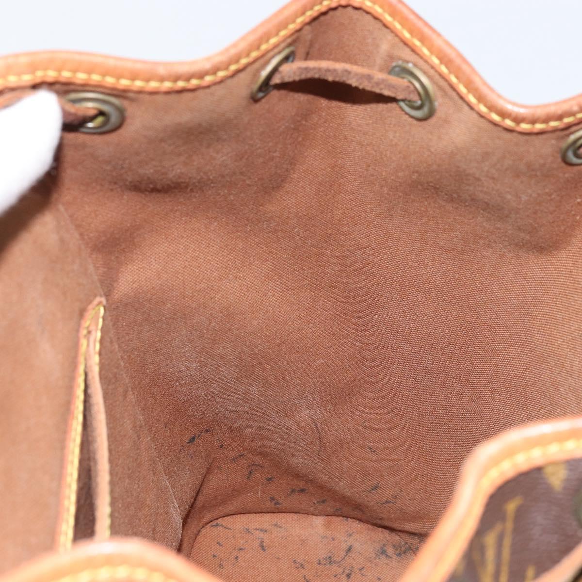 LOUIS VUITTON Monogram Montsouris MM Backpack M51136 LV Auth AMZ303A