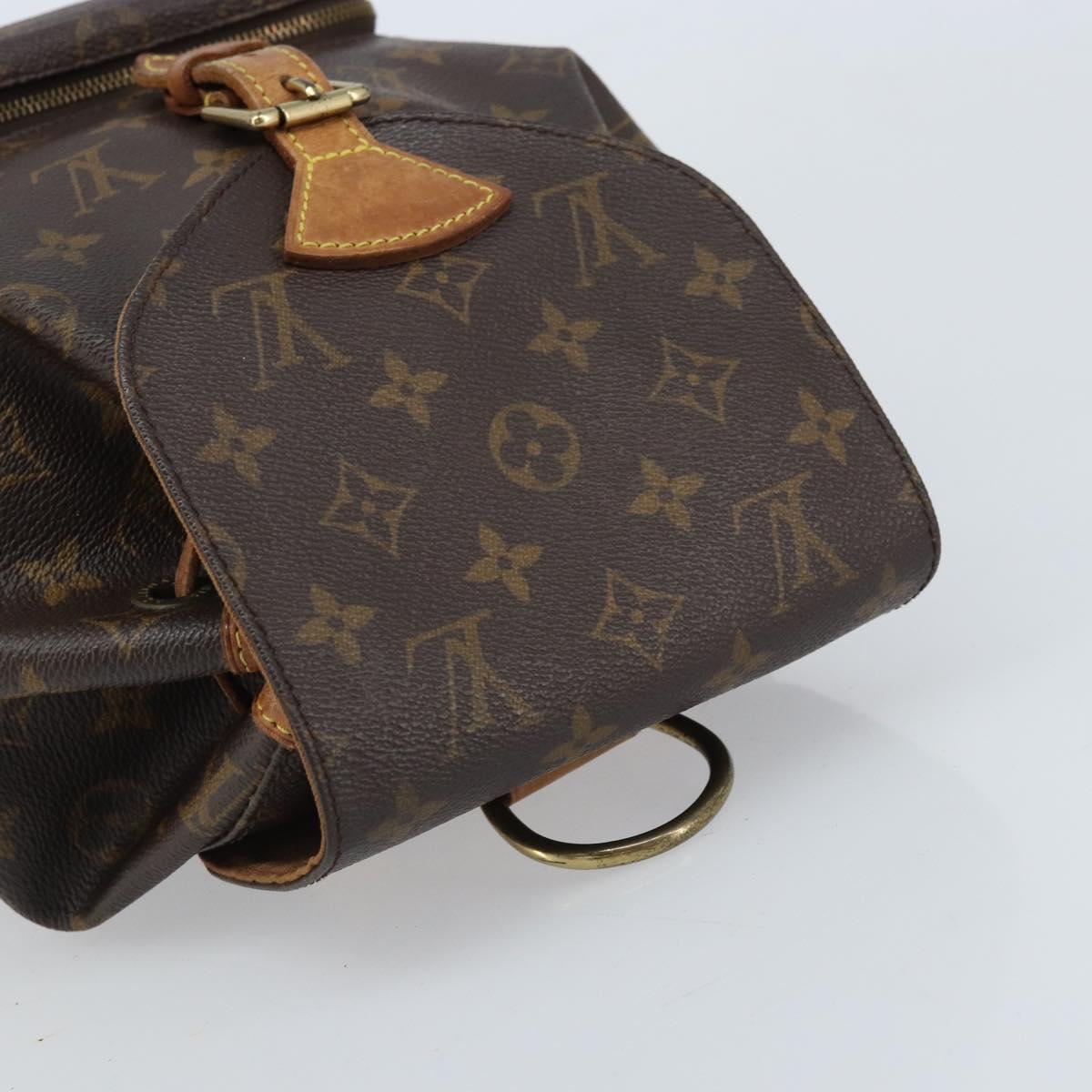 LOUIS VUITTON Monogram Montsouris MM Backpack M51136 LV Auth AMZ303A