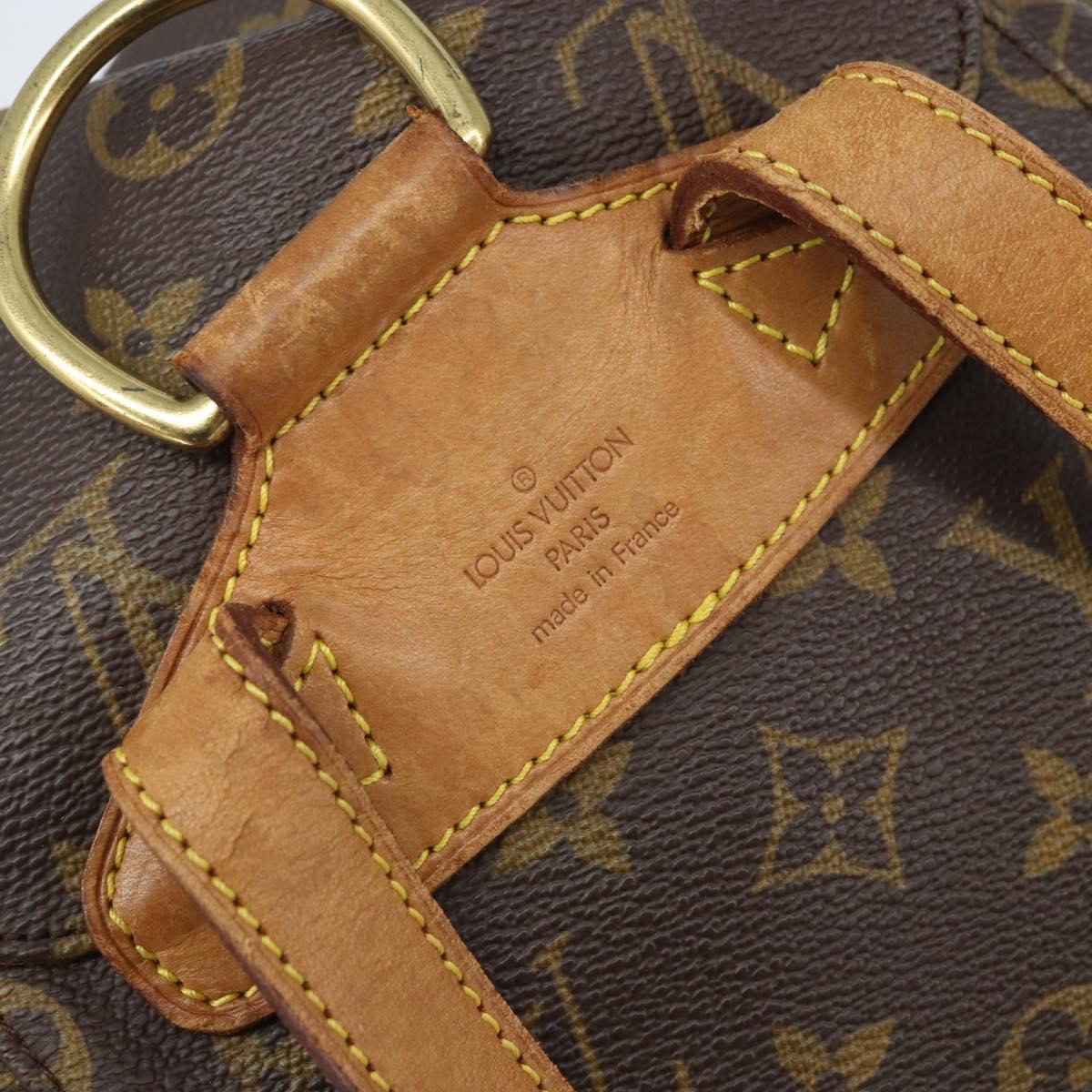 LOUIS VUITTON Monogram Montsouris MM Backpack M51136 LV Auth AMZ304