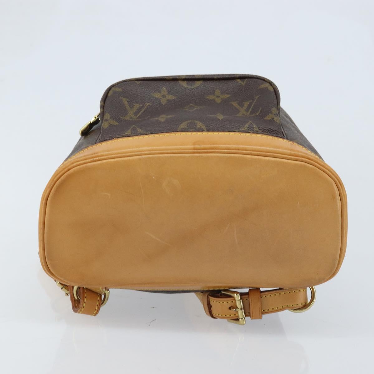LOUIS VUITTON Monogram Montsouris PM Backpack M51137 LV Auth AMZ312